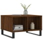 vidaXL Mesa de centro madera contrachapada marrón roble 60x50x36,5 cm vidaXL Mesa de centro madera contrachapada marrón roble 60x50x36,5 cm