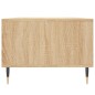 vidaXL Mesa de centro madera contrachapada roble Sonoma 90x50x36,5 cm