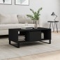 vidaXL Mesa de centro madera contrachapada negro 90x50x36,5 cm vidaXL Mesa de centro madera contrachapada negro 90x50x36,5 cm