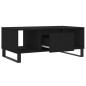 vidaXL Mesa de centro madera contrachapada negro 90x50x36,5 cm vidaXL Mesa de centro madera contrachapada negro 90x50x36,5 cm