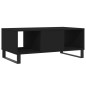 vidaXL Mesa de centro madera contrachapada negro 90x50x36,5 cm vidaXL Mesa de centro madera contrachapada negro 90x50x36,5 cm
