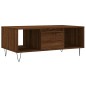 vidaXL Mesa de centro madera contrachapada marrón roble 90x50x36,5 cm vidaXL Mesa de centro madera contrachapada marrón roble 90x50x36,5 cm
