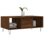 vidaXL Mesa de centro madera contrachapada marrón roble 90x50x36,5 cm vidaXL Mesa de centro madera contrachapada marrón roble 90x50x36,5 cm