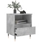 vidaXL Mesitas noche 2 uds madera ingeniería gris hormigón 40x35x50 cm vidaXL Mesitas noche 2 uds madera ingeniería gris hormigón 40x35x50 cm