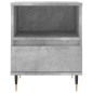 vidaXL Mesitas noche 2 uds madera ingeniería gris hormigón 40x35x50 cm vidaXL Mesitas noche 2 uds madera ingeniería gris hormigón 40x35x50 cm