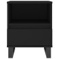 vidaXL Mesitas de noche 2 uds madera de ingeniería negro 40x35x50 cm vidaXL Mesitas de noche 2 uds madera de ingeniería negro 40x35x50 cm