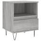 vidaXL Mesita de noche madera de ingeniería gris Sonoma 40x35x50 cm vidaXL Mesita de noche madera de ingeniería gris Sonoma 40x35x50 cm