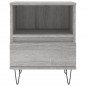 vidaXL Mesita de noche madera de ingeniería gris Sonoma 40x35x50 cm vidaXL Mesita de noche madera de ingeniería gris Sonoma 40x35x50 cm