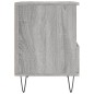 vidaXL Mesita de noche madera de ingeniería gris Sonoma 40x35x50 cm vidaXL Mesita de noche madera de ingeniería gris Sonoma 40x35x50 cm
