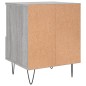 vidaXL Mesita de noche madera de ingeniería gris Sonoma 40x35x50 cm vidaXL Mesita de noche madera de ingeniería gris Sonoma 40x35x50 cm