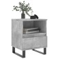 vidaXL Mesitas noche 2 uds madera ingeniería gris hormigón 40x35x50 cm vidaXL Mesitas noche 2 uds madera ingeniería gris hormigón 40x35x50 cm