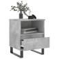 vidaXL Mesitas noche 2 uds madera ingeniería gris hormigón 40x35x50 cm vidaXL Mesitas noche 2 uds madera ingeniería gris hormigón 40x35x50 cm