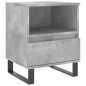 vidaXL Mesitas noche 2 uds madera ingeniería gris hormigón 40x35x50 cm vidaXL Mesitas noche 2 uds madera ingeniería gris hormigón 40x35x50 cm