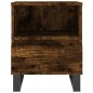 vidaXL Mesitas noche 2 uds madera ingeniería roble ahumado 40x35x50 cm vidaXL Mesitas noche 2 uds madera ingeniería roble ahumado 40x35x50 cm