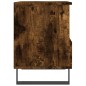 vidaXL Mesitas noche 2 uds madera ingeniería roble ahumado 40x35x50 cm vidaXL Mesitas noche 2 uds madera ingeniería roble ahumado 40x35x50 cm
