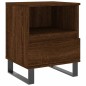 vidaXL Mesitas noche 2 uds madera ingeniería marrón roble 40x35x50 cm vidaXL Mesitas noche 2 uds madera ingeniería marrón roble 40x35x50 cm