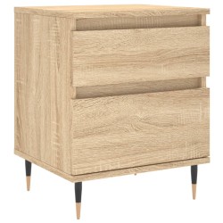 vidaXL Mesita de noche madera de ingeniería roble Sonoma 40x35x50 cm