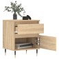 vidaXL Mesita de noche madera de ingeniería roble Sonoma 40x35x50 cm