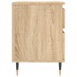 vidaXL Mesita de noche madera de ingeniería roble Sonoma 40x35x50 cm