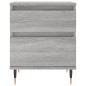 vidaXL Mesita de noche madera de ingeniería gris Sonoma 40x35x50 cm vidaXL Mesita de noche madera de ingeniería gris Sonoma 40x35x50 cm