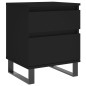 vidaXL Mesitas de noche 2 uds madera de ingeniería negro 40x35x50 cm vidaXL Mesitas de noche 2 uds madera de ingeniería negro 40x35x50 cm
