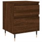 vidaXL Mesita de noche madera de ingeniería marrón roble 40x35x50 cm vidaXL Mesita de noche madera de ingeniería marrón roble 40x35x50 cm