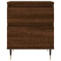 vidaXL Mesita de noche madera de ingeniería marrón roble 40x35x50 cm vidaXL Mesita de noche madera de ingeniería marrón roble 40x35x50 cm