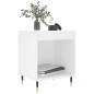 vidaXL Mesita de noche madera contrachapada blanco 40x35x50 cm vidaXL Mesita de noche madera contrachapada blanco 40x35x50 cm