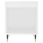 vidaXL Mesita de noche madera contrachapada blanco 40x35x50 cm vidaXL Mesita de noche madera contrachapada blanco 40x35x50 cm