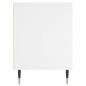 vidaXL Mesita de noche madera contrachapada blanco 40x35x50 cm vidaXL Mesita de noche madera contrachapada blanco 40x35x50 cm