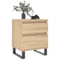 vidaXL Mesitas noche 2 uds madera ingeniería roble Sonoma 40x35x50 cm vidaXL Mesitas noche 2 uds madera ingeniería roble Sonoma 40x35x50 cm