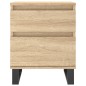 vidaXL Mesitas noche 2 uds madera ingeniería roble Sonoma 40x35x50 cm vidaXL Mesitas noche 2 uds madera ingeniería roble Sonoma 40x35x50 cm