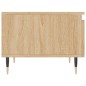 vidaXL Mesa de centro madera de ingeniería roble Sonoma 50x46x35 cm vidaXL Mesa de centro madera de ingeniería roble Sonoma 50x46x35 cm