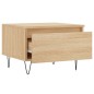 vidaXL Mesas de centro 2 uds madera ingeniería roble Sonoma 50x46x35cm vidaXL Mesas de centro 2 uds madera ingeniería roble Sonoma 50x46x35cm