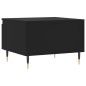 vidaXL Mesa de centro madera de ingeniería negro 50x46x35 cm