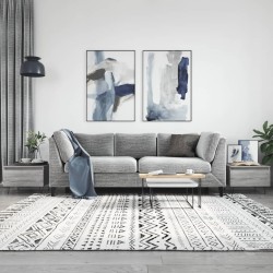 vidaXL Mesas de centro 2 uds madera ingeniería gris Sonoma 50x46x35 cm