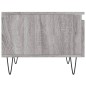 vidaXL Mesas de centro 2 uds madera ingeniería gris Sonoma 50x46x35 cm vidaXL Mesas de centro 2 uds madera ingeniería gris Sonoma 50x46x35 cm