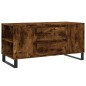 vidaXL Mesa de centro madera ingeniería roble ahumado 102x44,5x50 cm vidaXL Mesa de centro madera ingeniería roble ahumado 102x44,5x50 cm