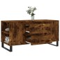 vidaXL Mesa de centro madera ingeniería roble ahumado 102x44,5x50 cm vidaXL Mesa de centro madera ingeniería roble ahumado 102x44,5x50 cm