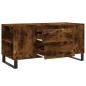 vidaXL Mesa de centro madera ingeniería roble ahumado 102x44,5x50 cm vidaXL Mesa de centro madera ingeniería roble ahumado 102x44,5x50 cm