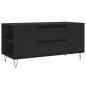 vidaXL Mesa de centro madera de ingeniería negro 102x44,5x50 cm vidaXL Mesa de centro madera de ingeniería negro 102x44,5x50 cm