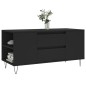vidaXL Mesa de centro madera de ingeniería negro 102x44,5x50 cm vidaXL Mesa de centro madera de ingeniería negro 102x44,5x50 cm