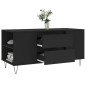 vidaXL Mesa de centro madera de ingeniería negro 102x44,5x50 cm vidaXL Mesa de centro madera de ingeniería negro 102x44,5x50 cm