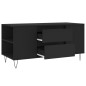 vidaXL Mesa de centro madera de ingeniería negro 102x44,5x50 cm vidaXL Mesa de centro madera de ingeniería negro 102x44,5x50 cm