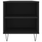 vidaXL Mesa de centro madera de ingeniería negro 102x44,5x50 cm vidaXL Mesa de centro madera de ingeniería negro 102x44,5x50 cm