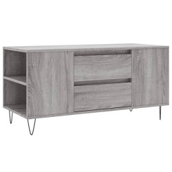 vidaXL Mesa de centro madera de ingeniería gris Sonoma 102x44,5x50 cm
