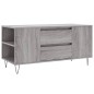 vidaXL Mesa de centro madera de ingeniería gris Sonoma 102x44,5x50 cm vidaXL Mesa de centro madera de ingeniería gris Sonoma 102x44,5x50 cm