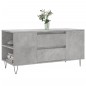 vidaXL Mesa de centro madera ingeniería gris hormigón 102x44,5x50 cm vidaXL Mesa de centro madera ingeniería gris hormigón 102x44,5x50 cm