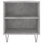 vidaXL Mesa de centro madera ingeniería gris hormigón 102x44,5x50 cm vidaXL Mesa de centro madera ingeniería gris hormigón 102x44,5x50 cm
