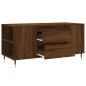 vidaXL Mesa de centro madera de ingeniería marrón roble 102x44,5x50 cm vidaXL Mesa de centro madera de ingeniería marrón roble 102x44,5x50 cm